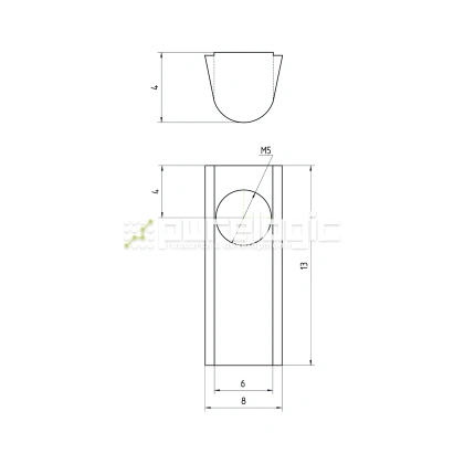 Гайка Т-образная 20TH5 19 Гайка Т-образная 20TH5 фото