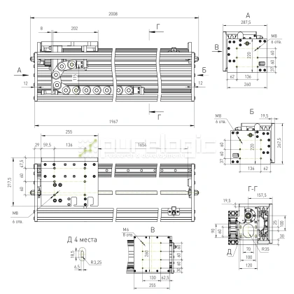 Модуль линейного перемещения PLLM-92L-1.6-1 фото