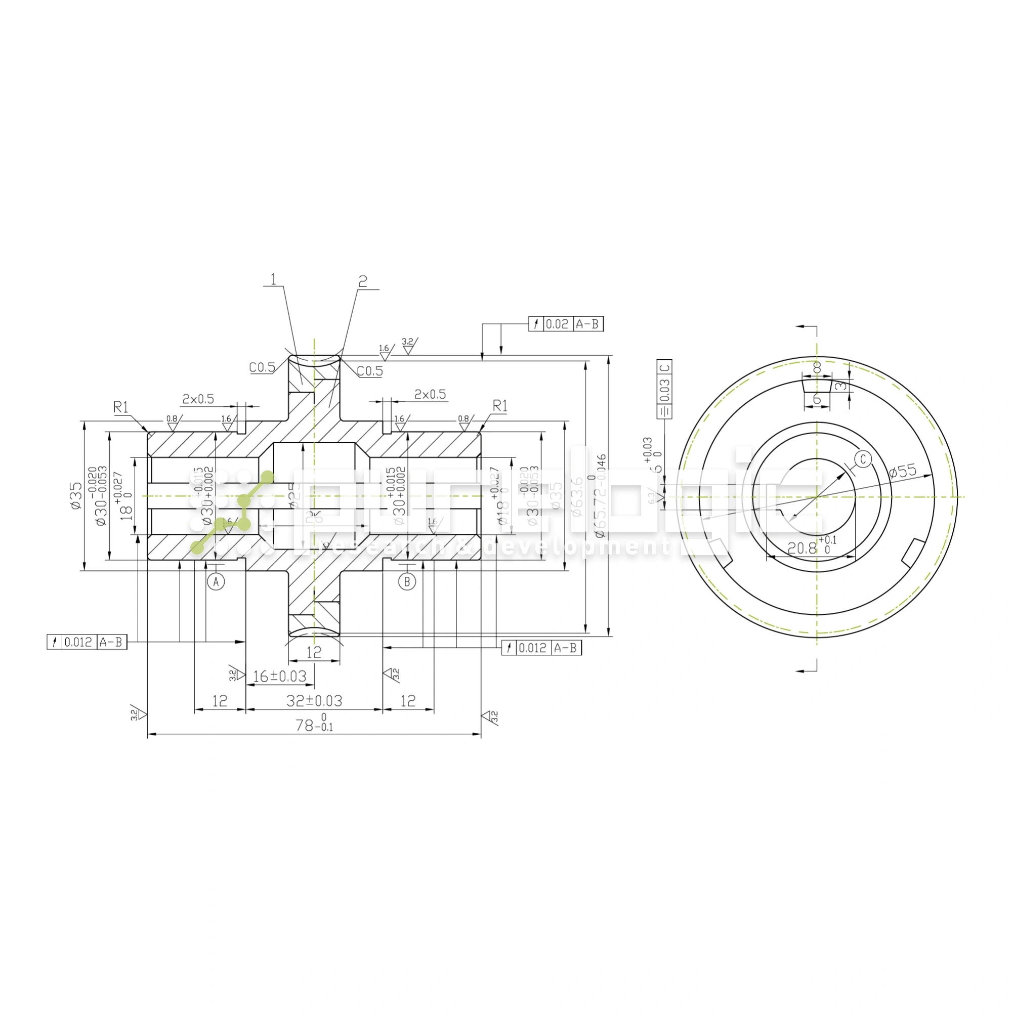 Червячное колесо W4060 4 800 Червячное колесо W4060 фото