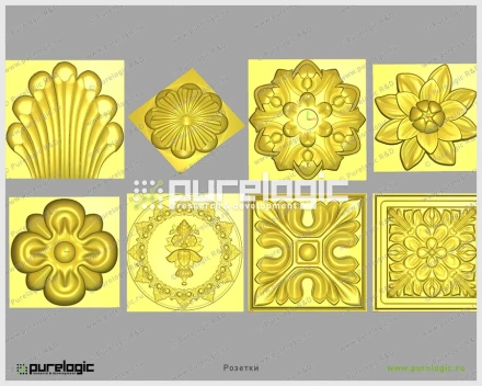 3D модели (Розетки) фото