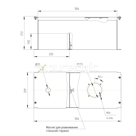 Бак СОЖ PL-WC20 фото