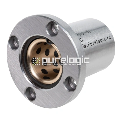 Втулка скольжения с фланцем LMF25-SL 2 182 Втулка скольжения с фланцем LMF25-SL фото