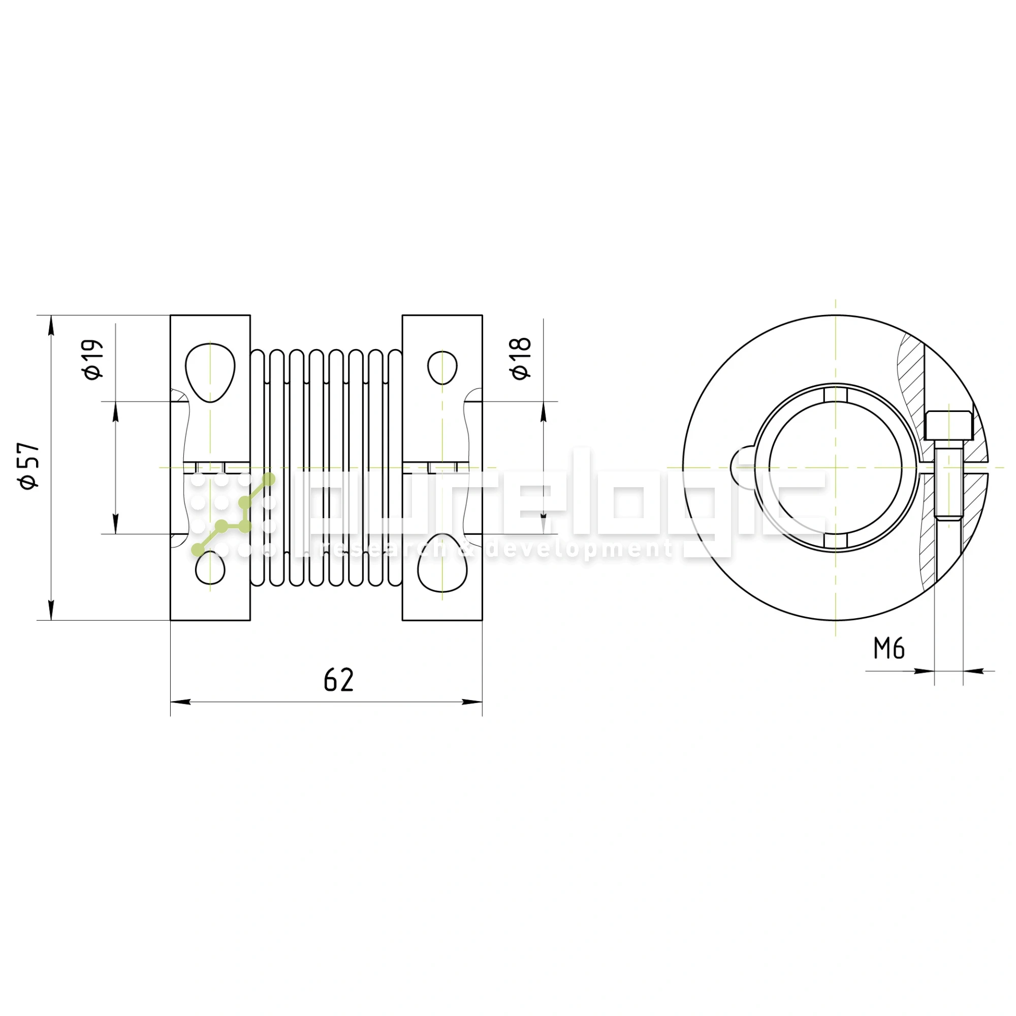 Муфта соединительная BB3-5760-19-18 5 413 Муфта соединительная BB3-5760-19-18 фото
