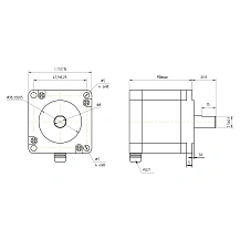 Двигатель шаговый IP65 57CM23-FS