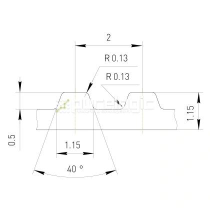 Ремень зубчатый MXL-10 270 Ремень зубчатый MXL-10 фото