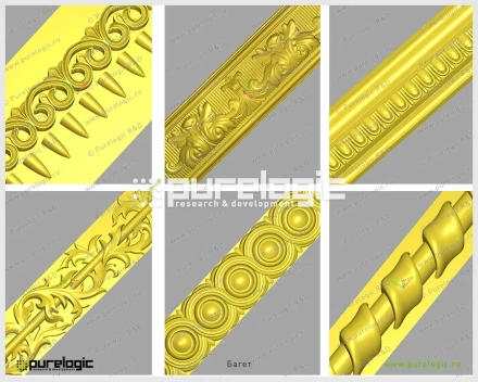 3D модели (Багет) 1 3D модели (Багет) фото