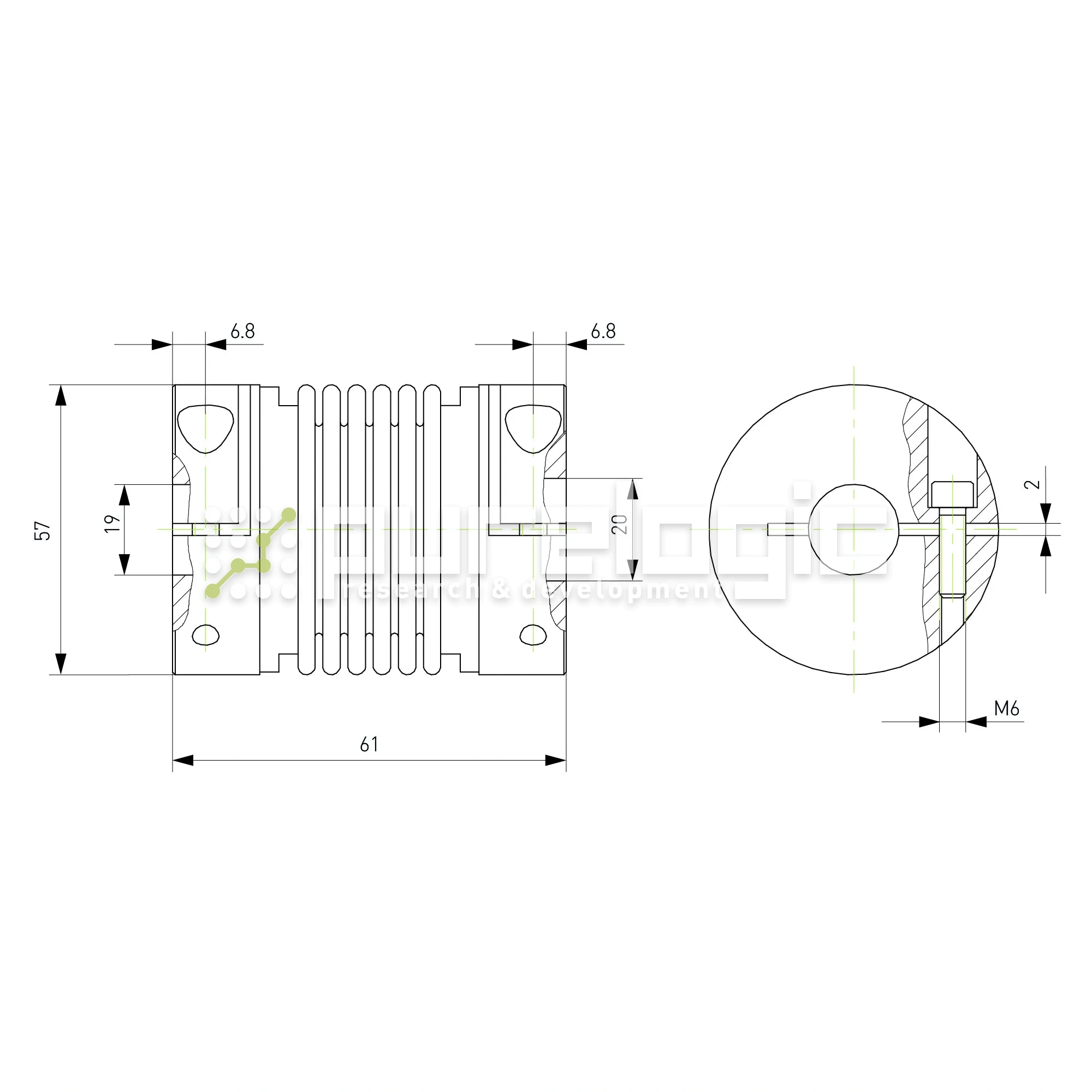 Муфта соединительная BB1-5761-19-20 4 764 Муфта соединительная BB1-5761-19-20 фото