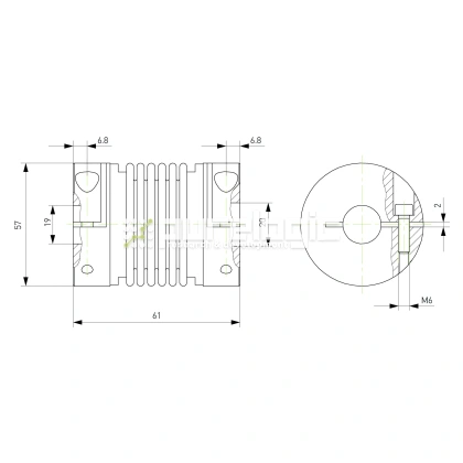 Муфта соединительная BB1-5761-19-20 4 764 Муфта соединительная BB1-5761-19-20 фото