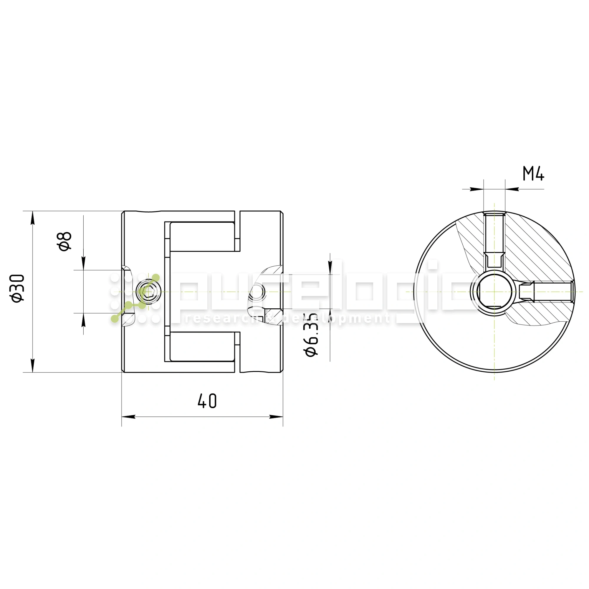 Муфта соединительная BFS-30-6.35-8 1 312 Муфта соединительная BFS-30-6.35-8 фото