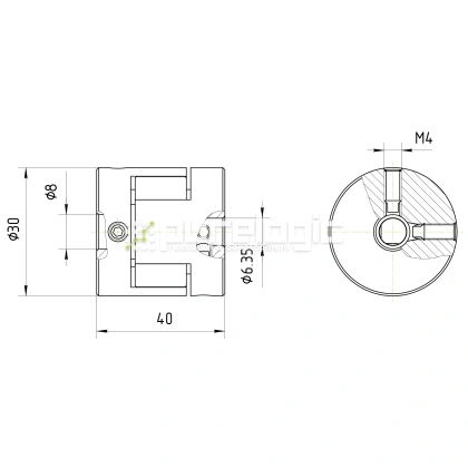 Муфта соединительная BFS-30-6.35-8 1 312 Муфта соединительная BFS-30-6.35-8 фото