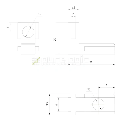 Внутренний угловой соединитель 20DKE фото