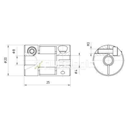 Муфта соединительная BF-2025-4-8 фото