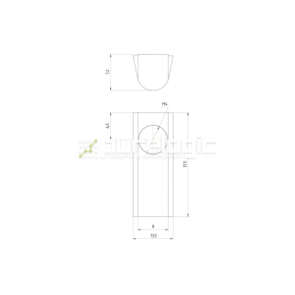 Гайка Т-образная 40TH4 24 Гайка Т-образная 40TH4 фото