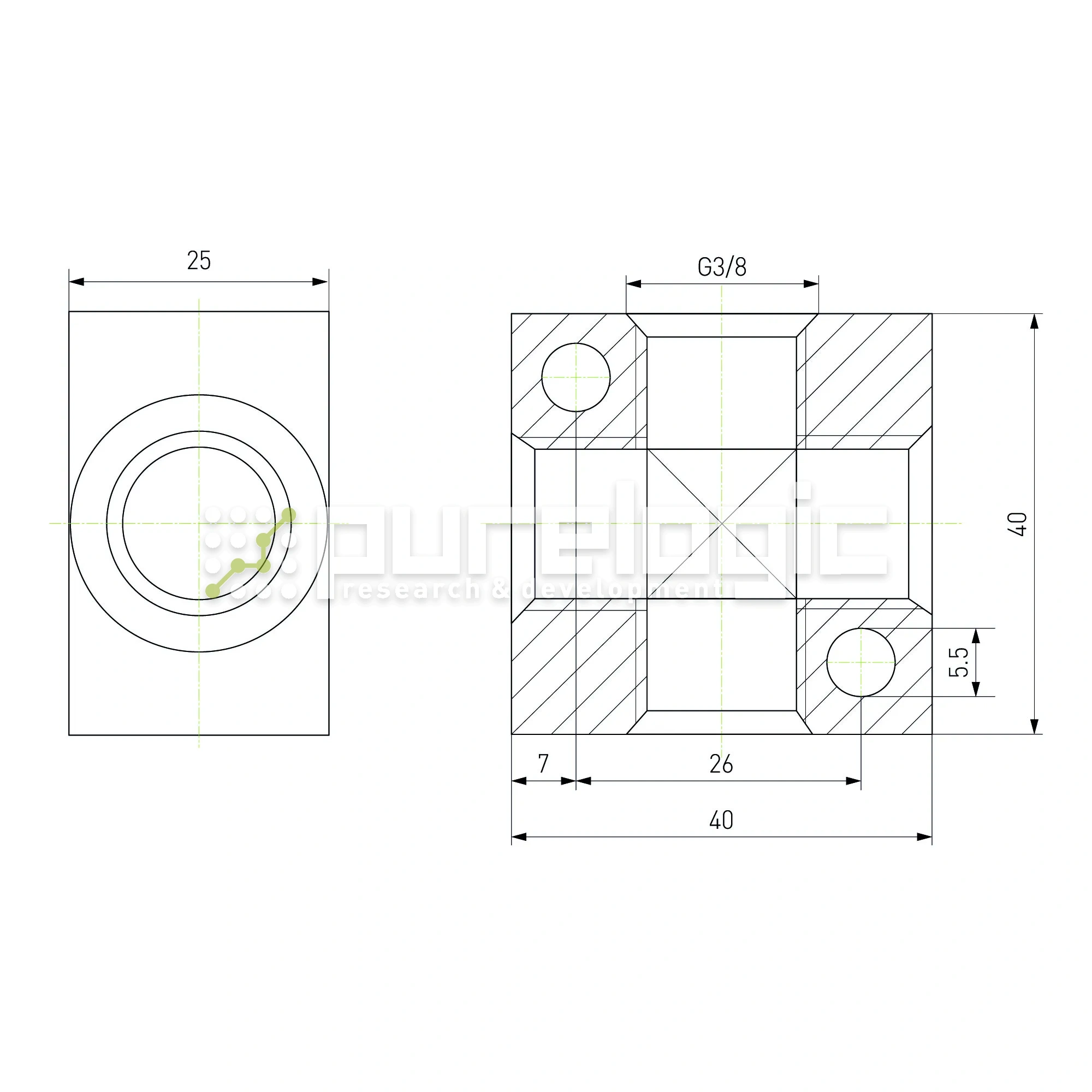 Коллектор 3033 3/8 1 533 Коллектор 3033 3/8 фото