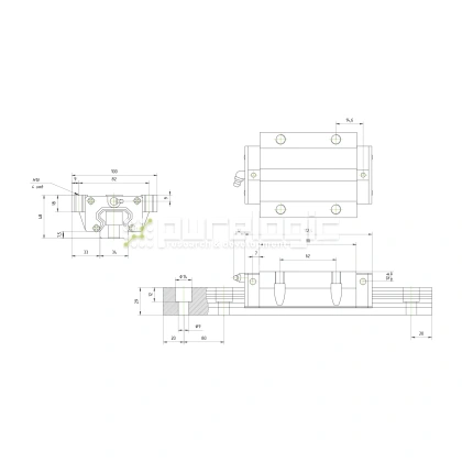 Модуль опорный HSAC GHW35CC 7 181 Модуль опорный HSAC GHW35CC фото