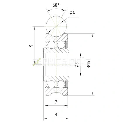 Опорный ролик LFR50/5-4KDD фото