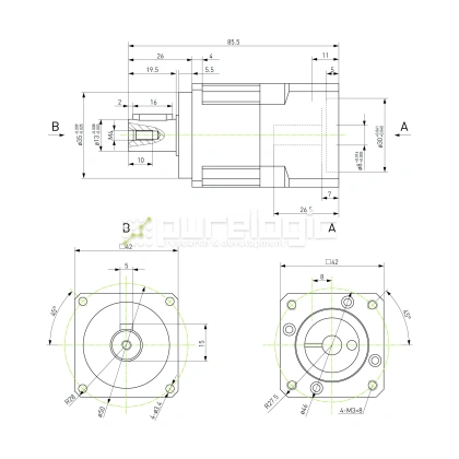 Редуктор планетарный прецизионный 42VRB5K-S13-P0 40 232 Редуктор планетарный прецизионный 42VRB5K-S13-P0 фото