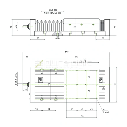 Модуль линейного перемещения PLLM-61H-05330 фото