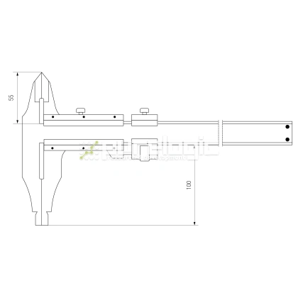 Штангенциркуль IIVC-600-5 фото
