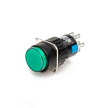 Кнопка на блок с подсветкой AD16-22AD-24V-GRN