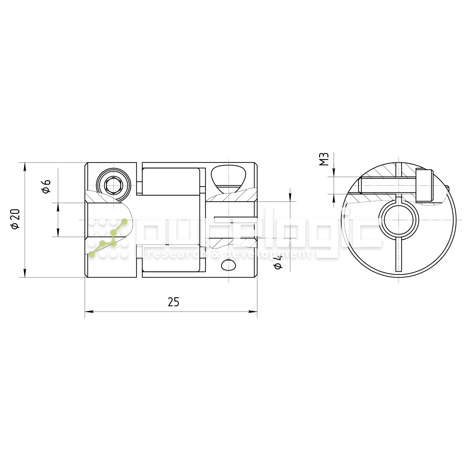 Муфта соединительная BF-2025-4-6 972 Муфта соединительная BF-2025-4-6 фото