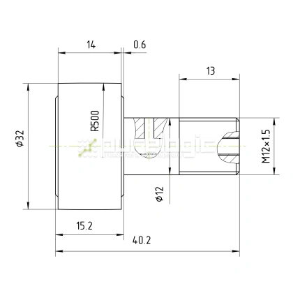 Ролик на игольчатом подшипнике KR32 400 Ролик на игольчатом подшипнике KR32 фото
