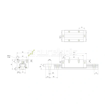 Модуль опорный HSAC GHH45CA фото