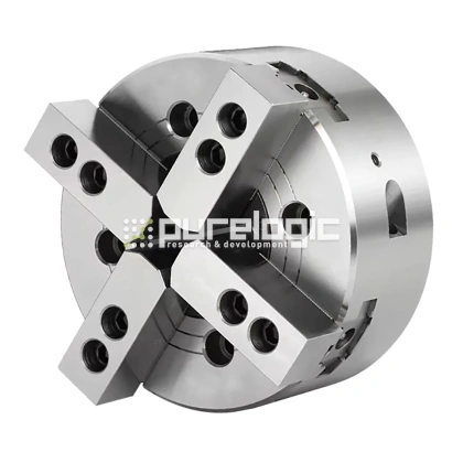 Патрон токарный 4-х кулачковый 4H-10 A6/A8 фото