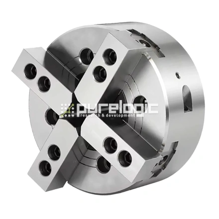 Патрон токарный 4-х кулачковый 4H-08 A5/A6 фото