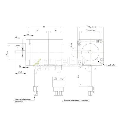 Серводвигатель PL57S0230-D8 фото
