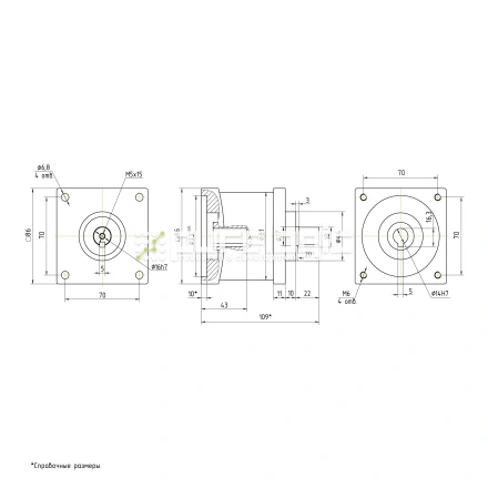 Редуктор планетарный 86PX4K-14K фото