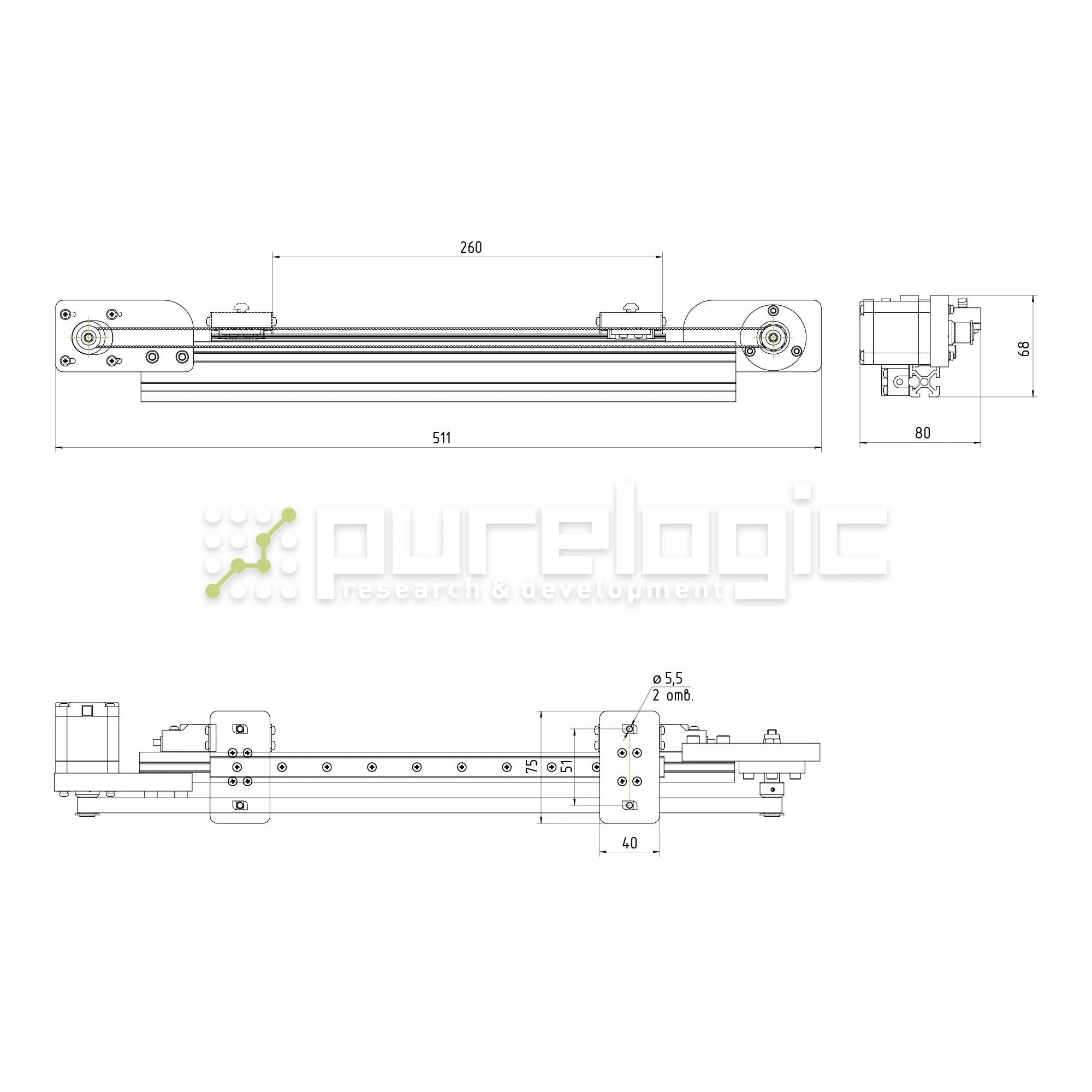 Модуль линейного перемещения PLLM-73-260 36 182 Модуль линейного перемещения PLLM-73-260 фото