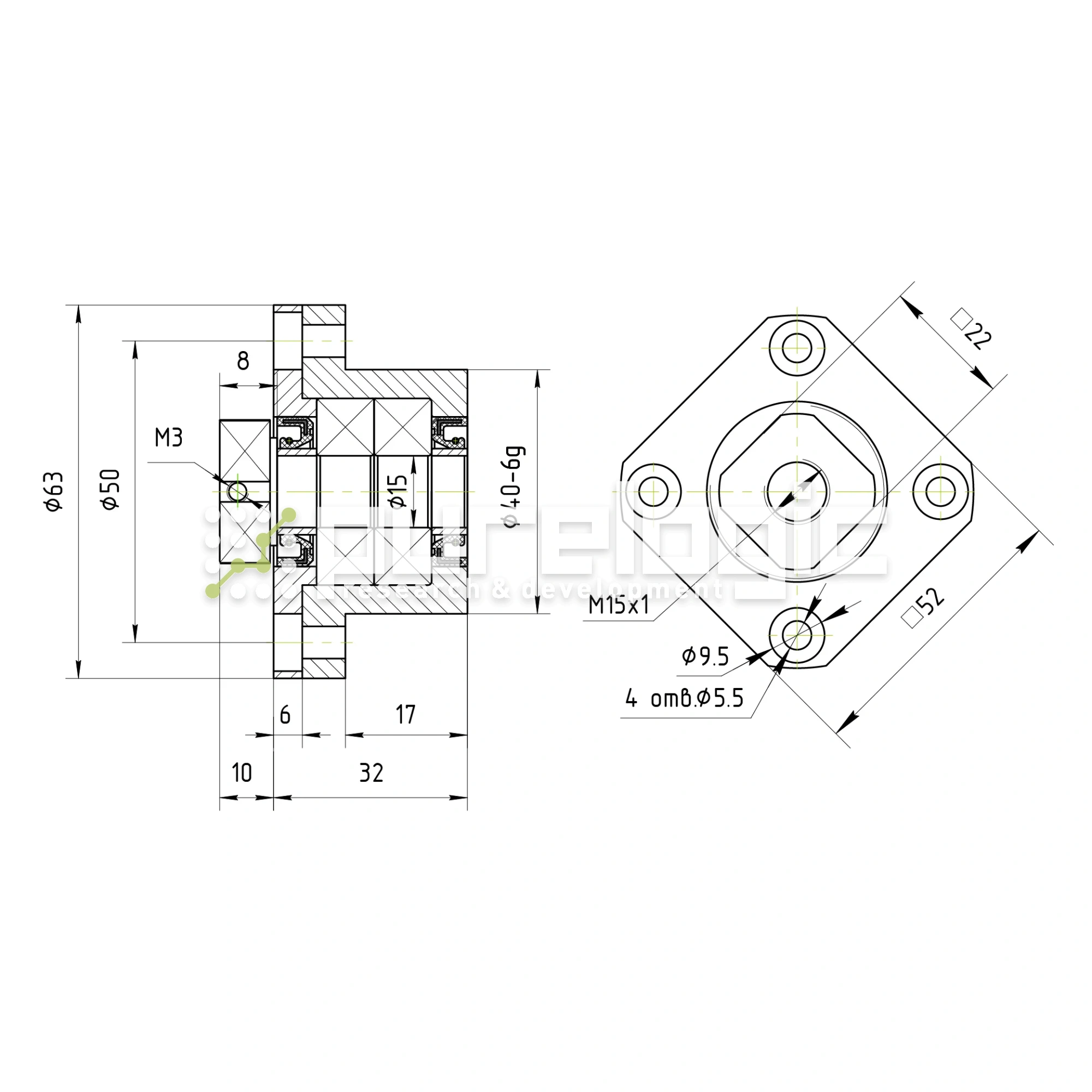 Опора ШВП BSS FK15-C7 2 373 Опора ШВП BSS FK15-C7 фото