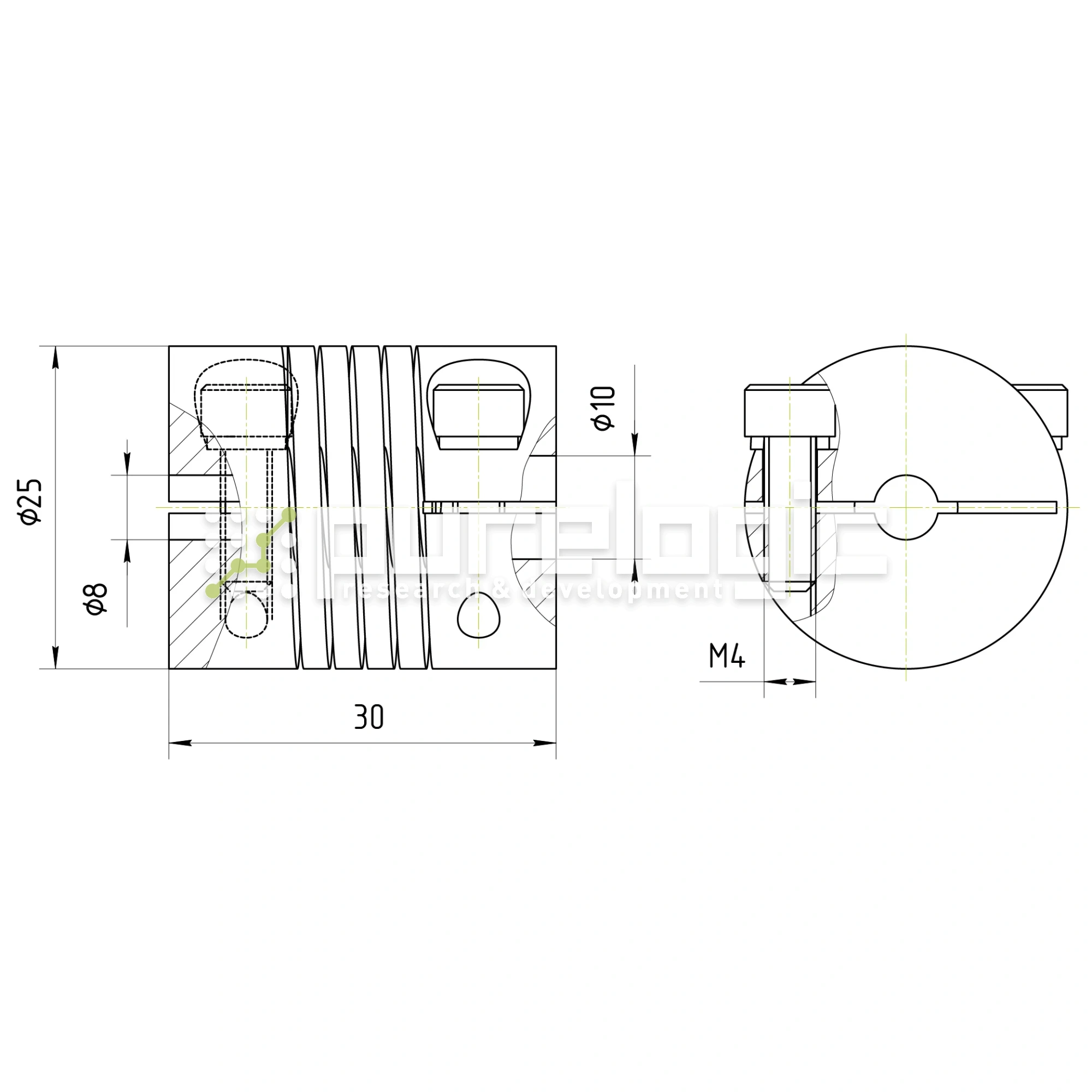 Муфта соединительная BR-2530-8-10 408 Муфта соединительная BR-2530-8-10 фото