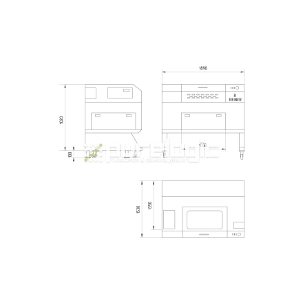 Лазерный станок REINER LP1390-80W фото