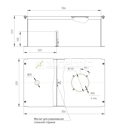 Бак СОЖ PL-WC30 фото