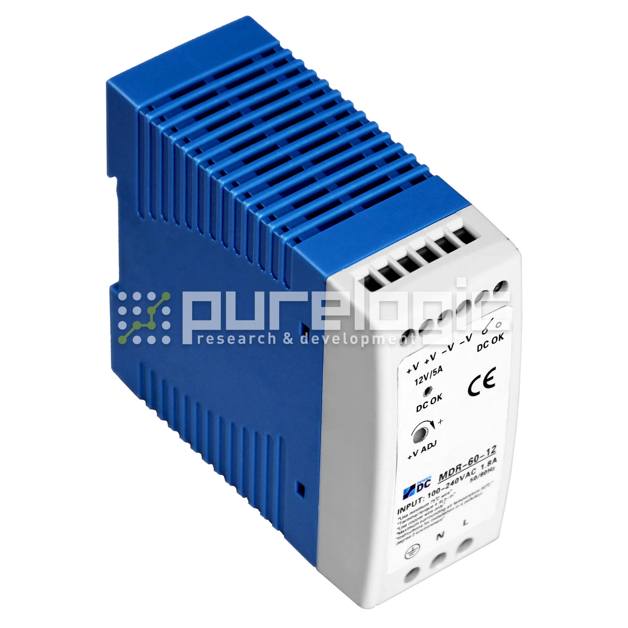 Источник питания импульсный MDR-60-12 3 781 Источник питания импульсный MDR-60-12 фото