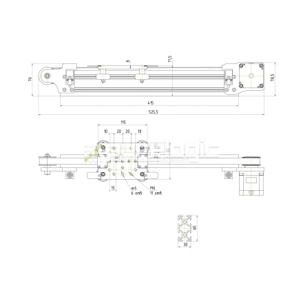 Комплект модуля перемещения PLLM-51-1 фото