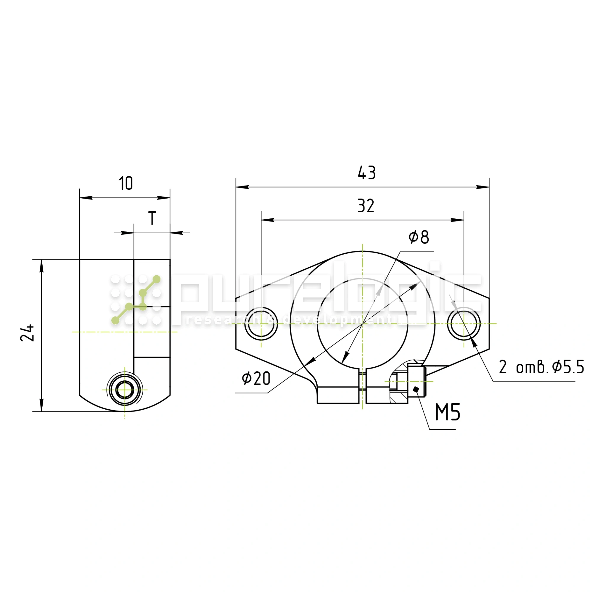 Держатель вала SHF8 142 Держатель вала SHF8 фото