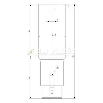 Флюгерный нож SRTG1104 фото