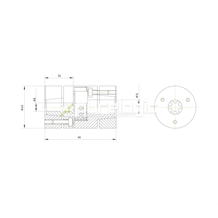 Муфта соединительная BF4-4066-8-14 фото