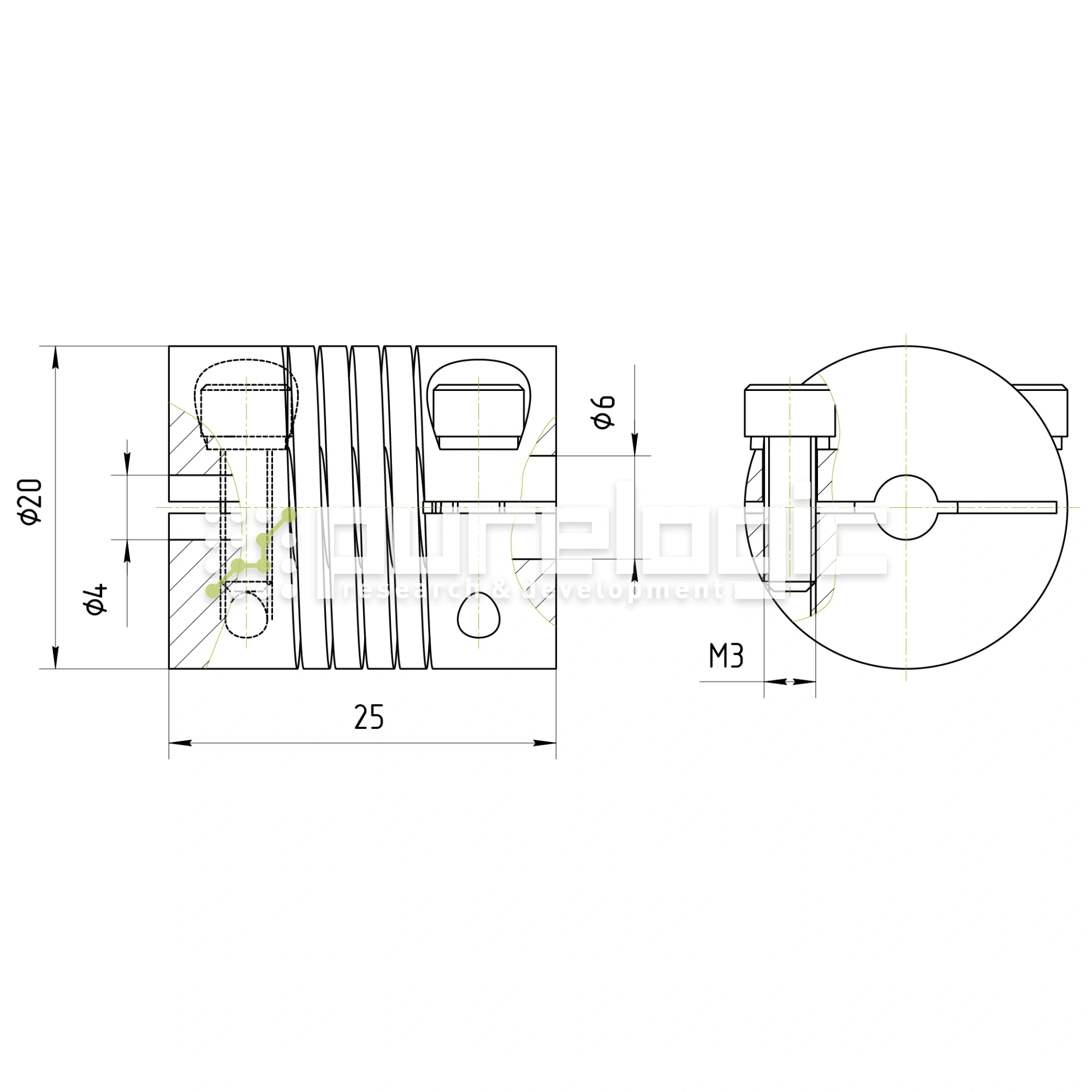 Муфта соединительная BR-2025-4-6 408 Муфта соединительная BR-2025-4-6 фото