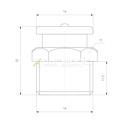 Пресс-масленка CFM16x1.5 141 Пресс-масленка CFM16x1.5 фото