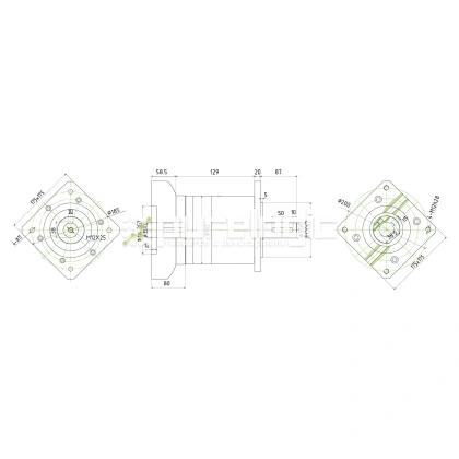 Редуктор планетарный 160PLF4K-35S-D35 фото