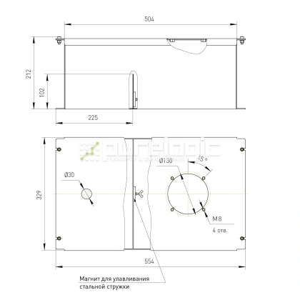 Бак СОЖ PL-WC30 18 474 Бак СОЖ PL-WC30 фото