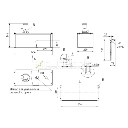 Система подачи СОЖ RY-CF20 фото
