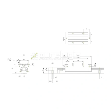 Модуль опорный HSAC GHH45CA фото