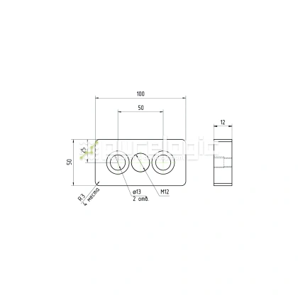 Пластина 50100EGJ-M12 фото