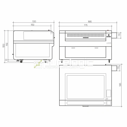 Лазерный станок REINER LH1290-130W фото
