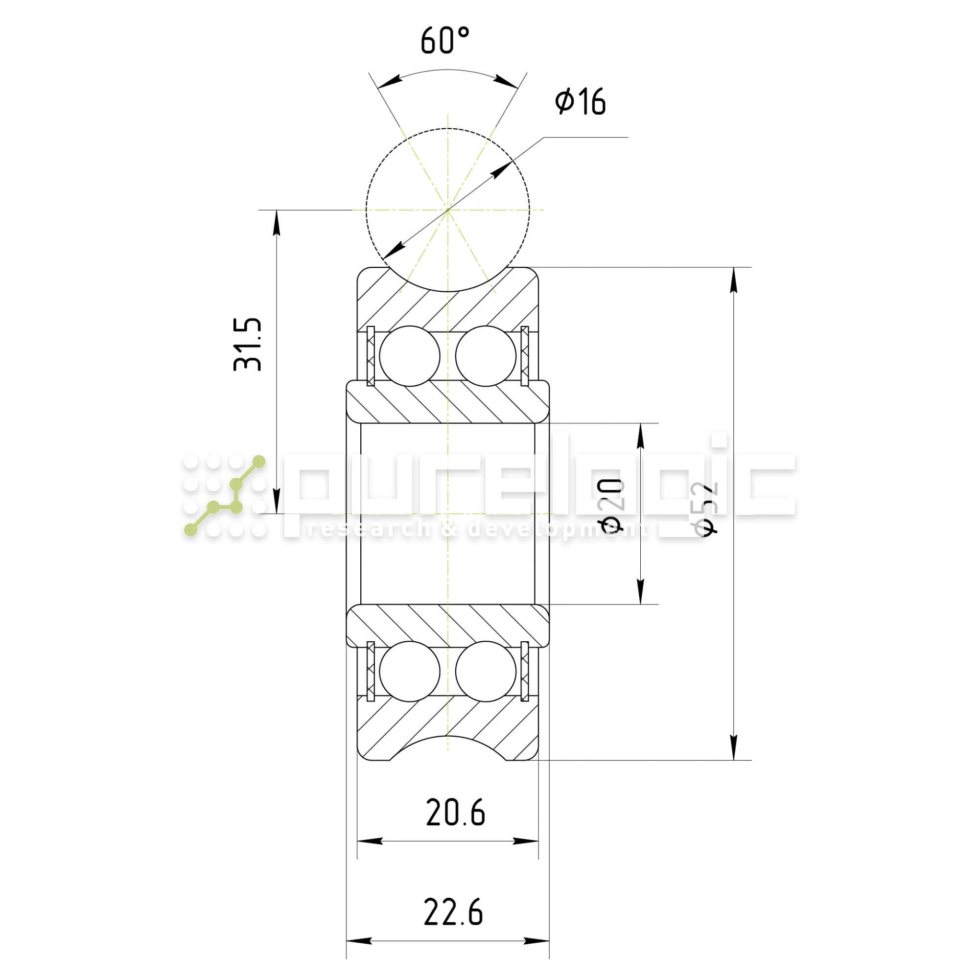 Опорный ролик LFR5204-16NPP 2 167 Опорный ролик LFR5204-16NPP фото